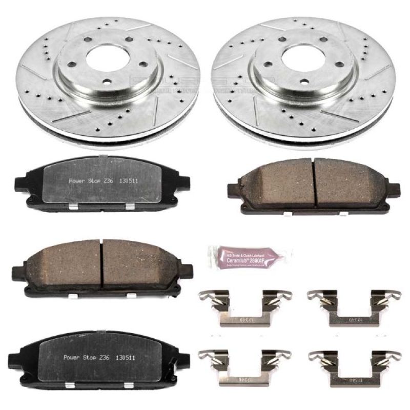 PowerStop PSB Z36 Truck & Tow Kit Brakes, Rotors & Pads Brake Kits - Performance D&S main image