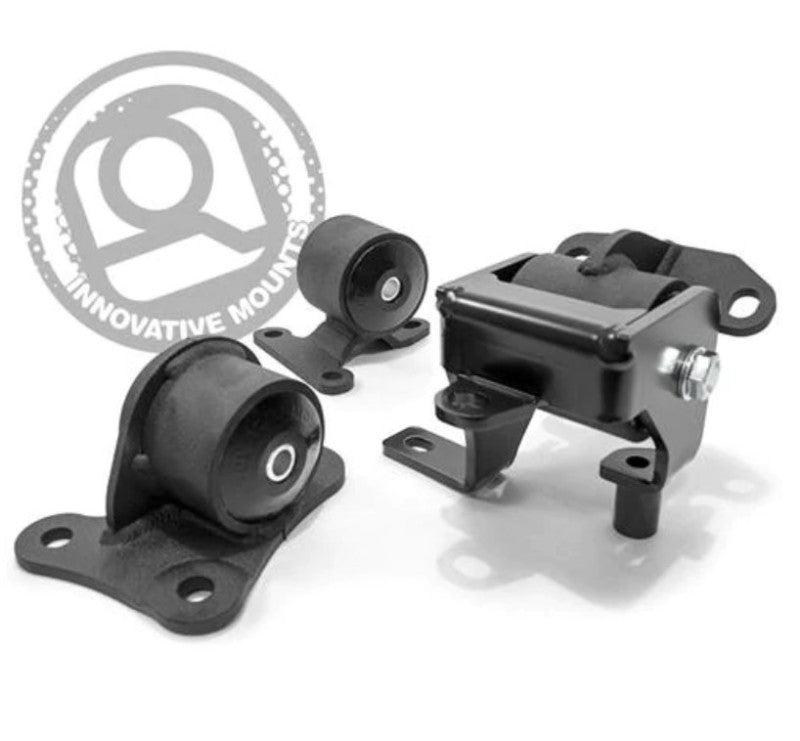 Innovative 97-01 Honda Prelude H/F Series Black Replacement Steel Mounts 95A Bushings 20150-95A