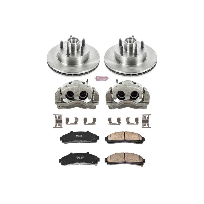 PowerStop PSB Autospecialty Kit w/Cals Brakes, Rotors & Pads Brake Kits - OE main image