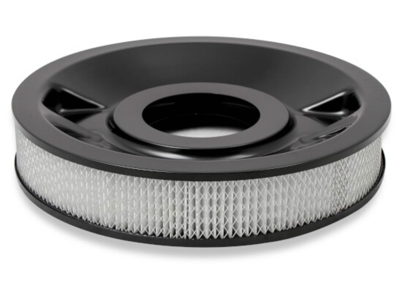 Holley 4150 Drop Base Air Cleaner Black w/3" Paper Filter