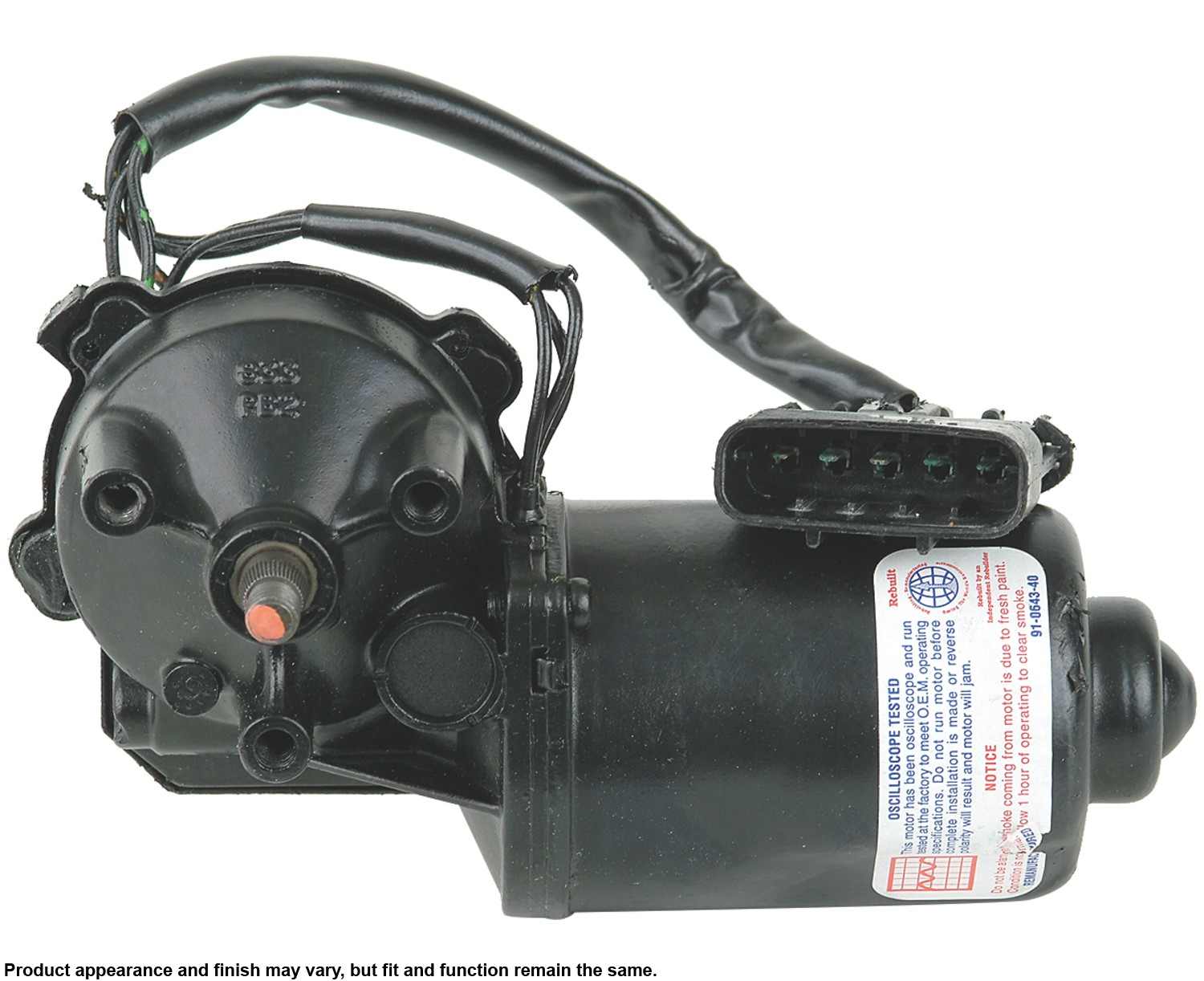 Cardone Reman Remanufactured Windshield Wiper Motor  top view frsport 40-1036