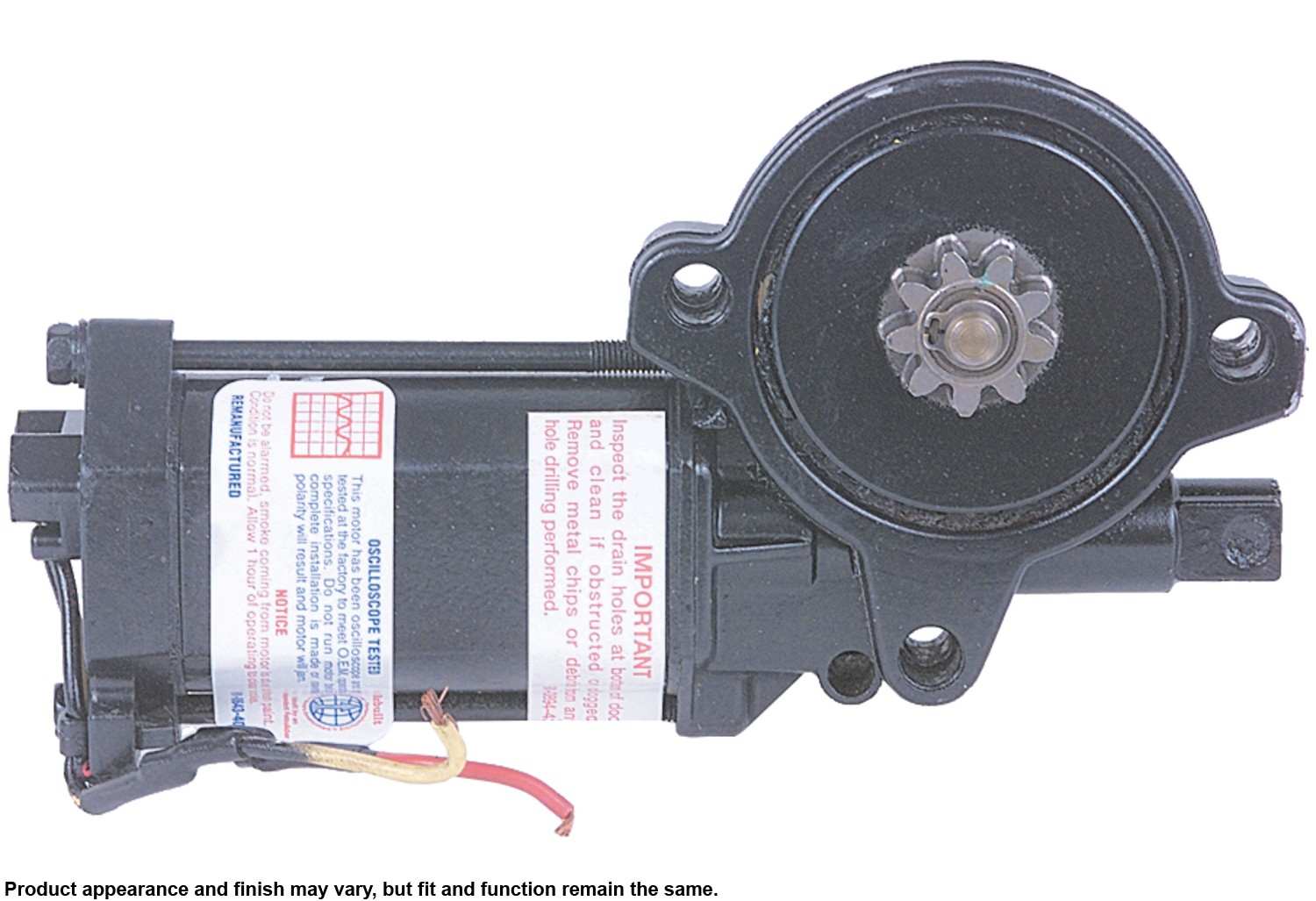 Cardone Reman Remanufactured Power Window Motor  top view frsport 42-307