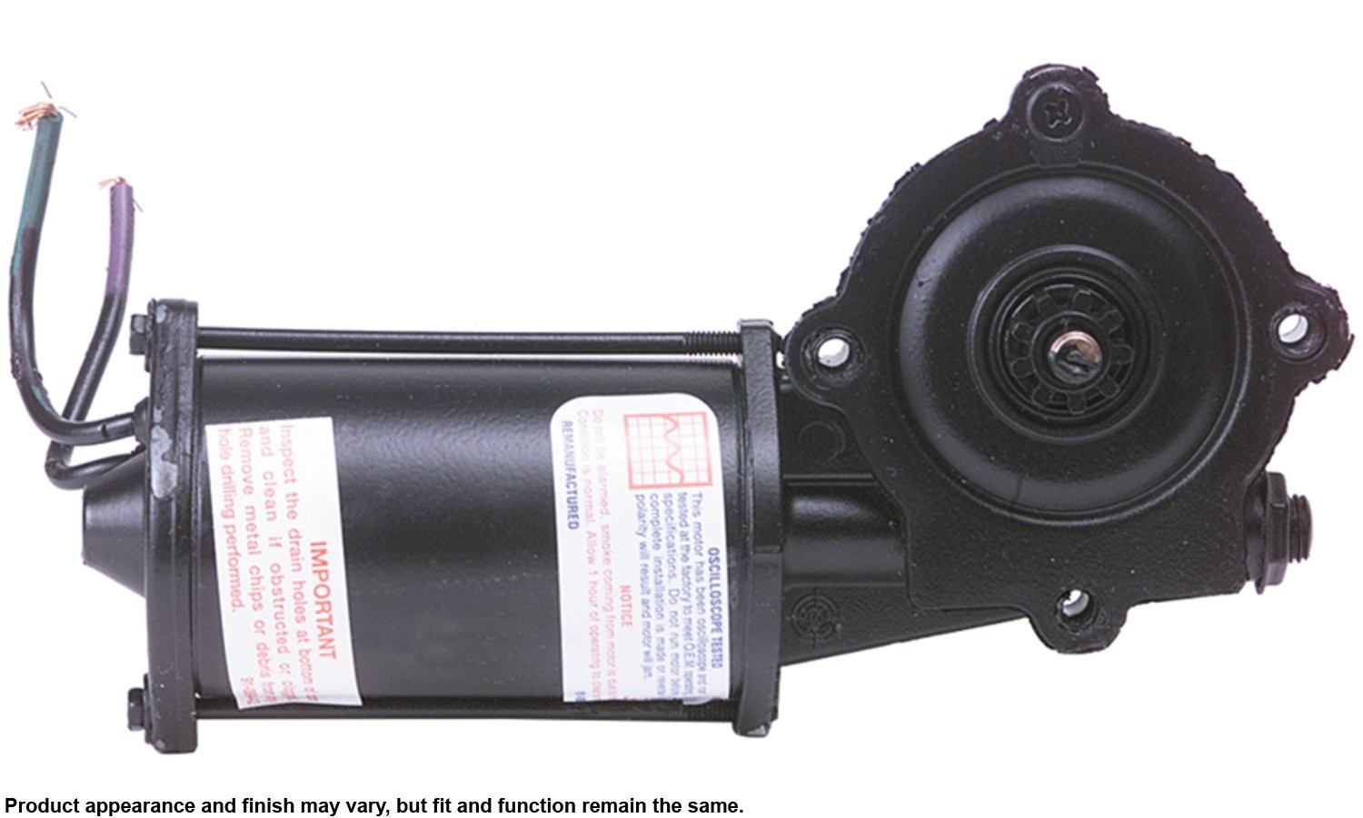 Cardone Reman Remanufactured Power Window Motor  top view frsport 42-407