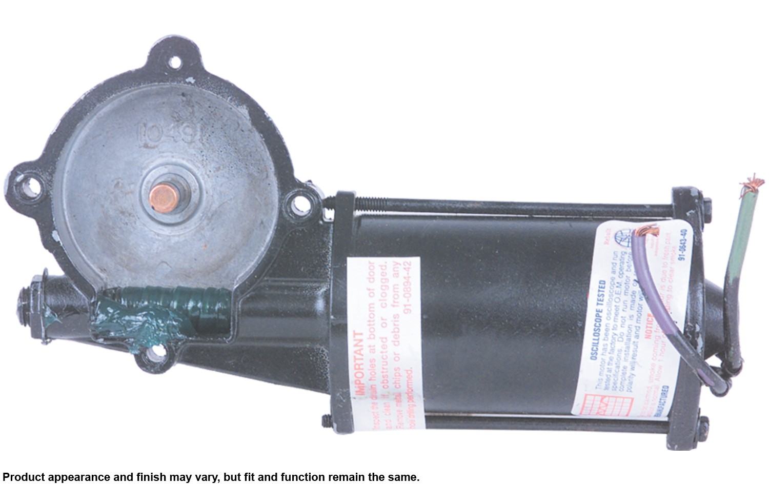 Cardone Reman Remanufactured Power Window Motor  top view frsport 42-44