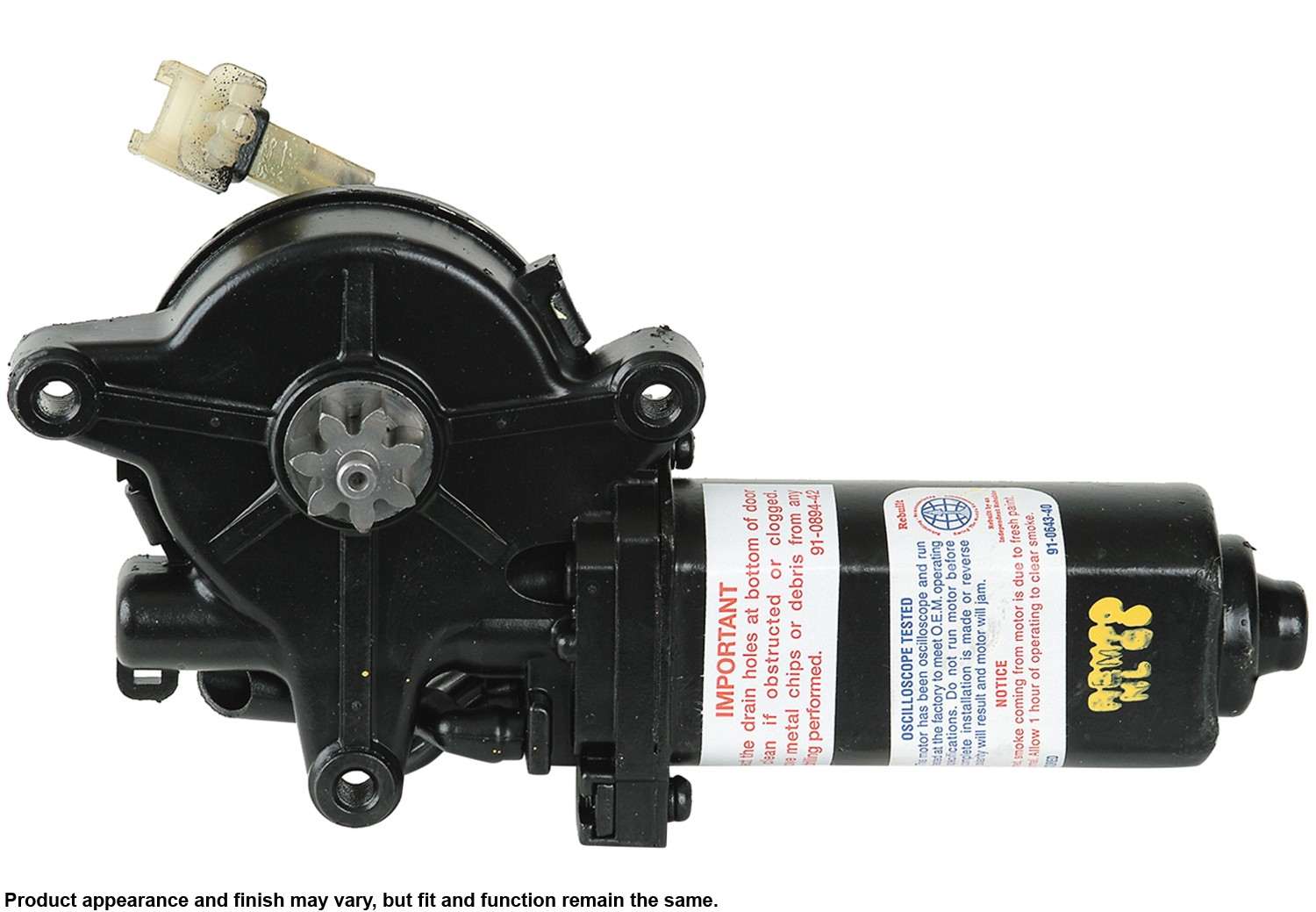 Cardone Reman Remanufactured Power Window Motor  top view frsport 47-1544