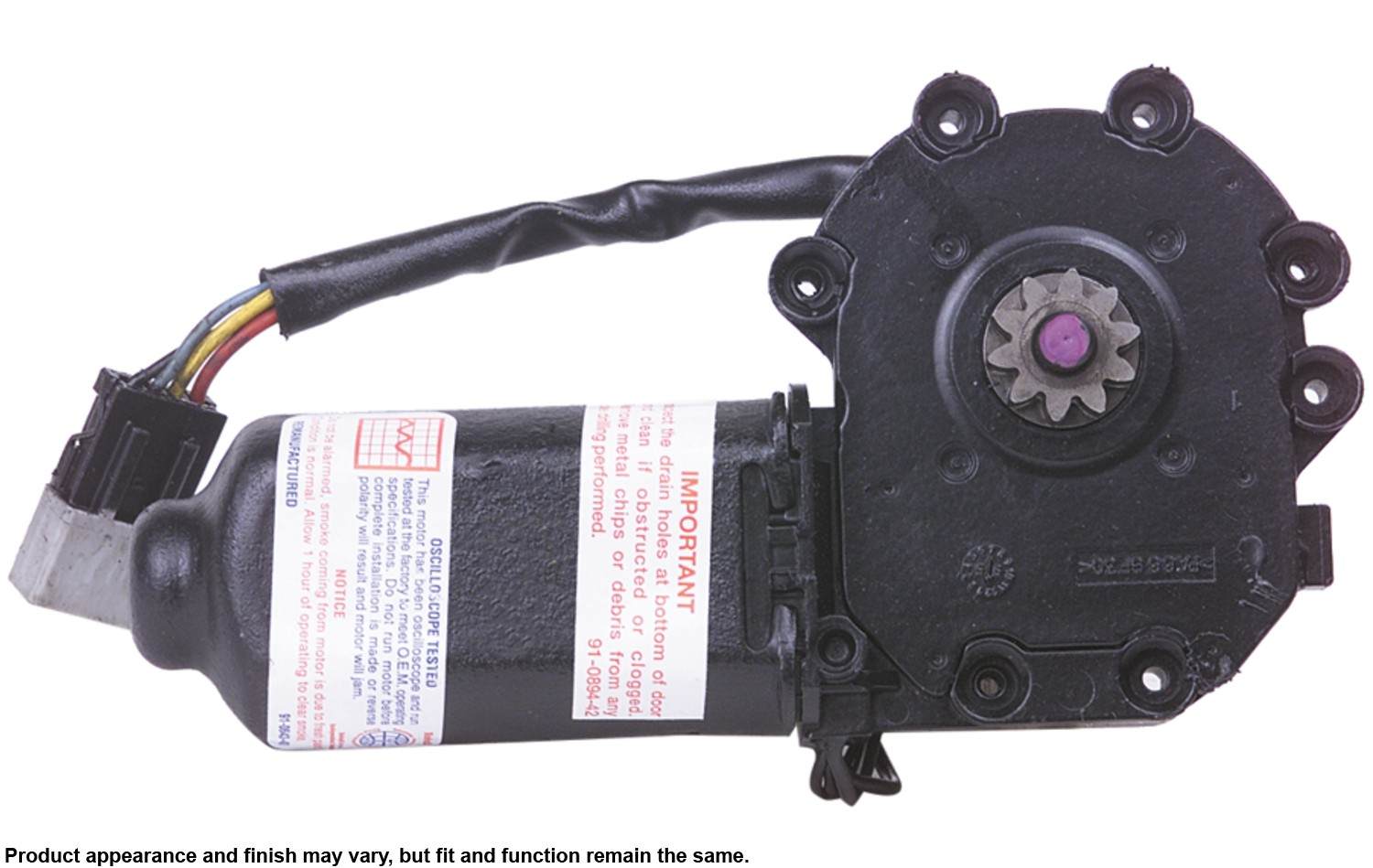 Cardone Reman Remanufactured Power Window Motor  top view frsport 47-1545