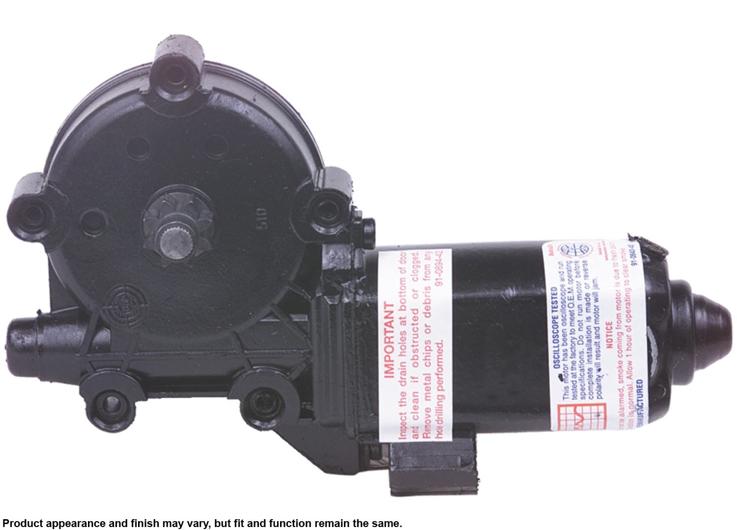 Cardone Reman Remanufactured Power Window Motor  top view frsport 47-2118