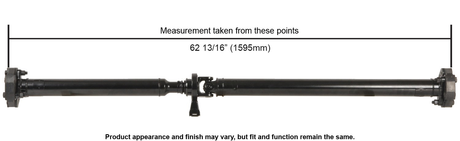 Cardone Reman Remanufactured Driveshaft / Prop Shaft  top view frsport 65-1002