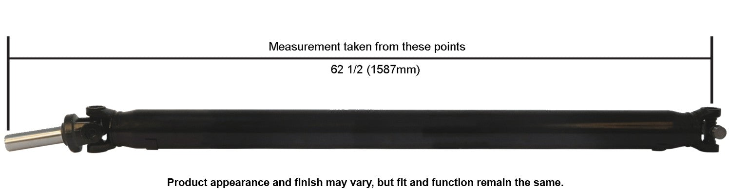 Cardone Reman Remanufactured Driveshaft / Prop Shaft  top view frsport 65-1015