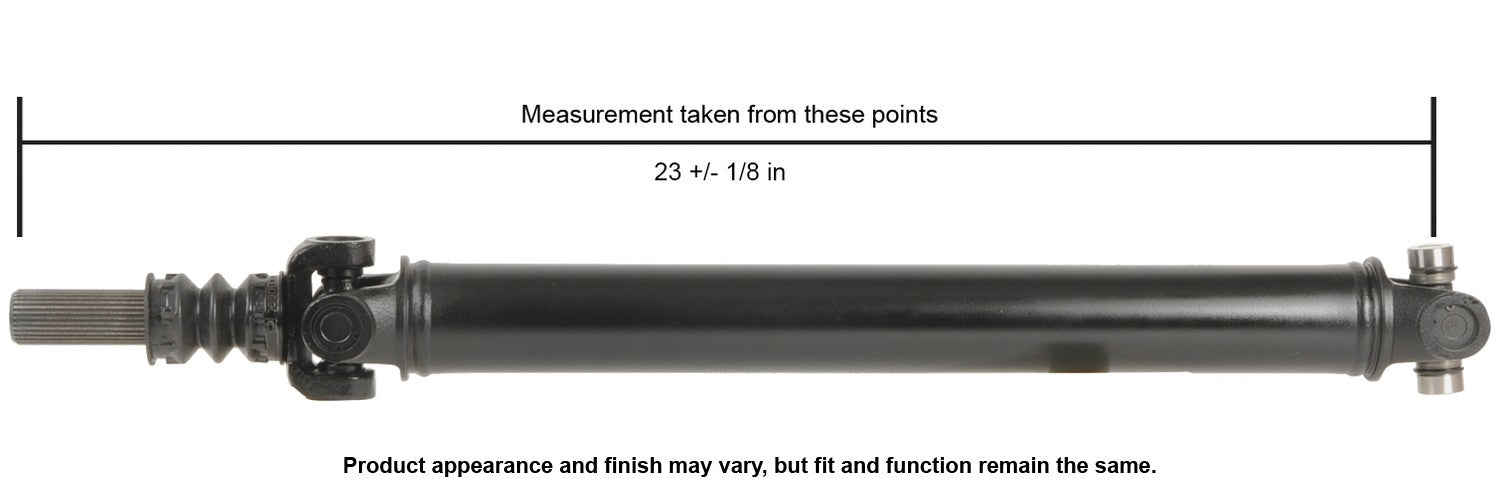 Cardone Reman Remanufactured Driveshaft / Prop Shaft  top view frsport 65-1016