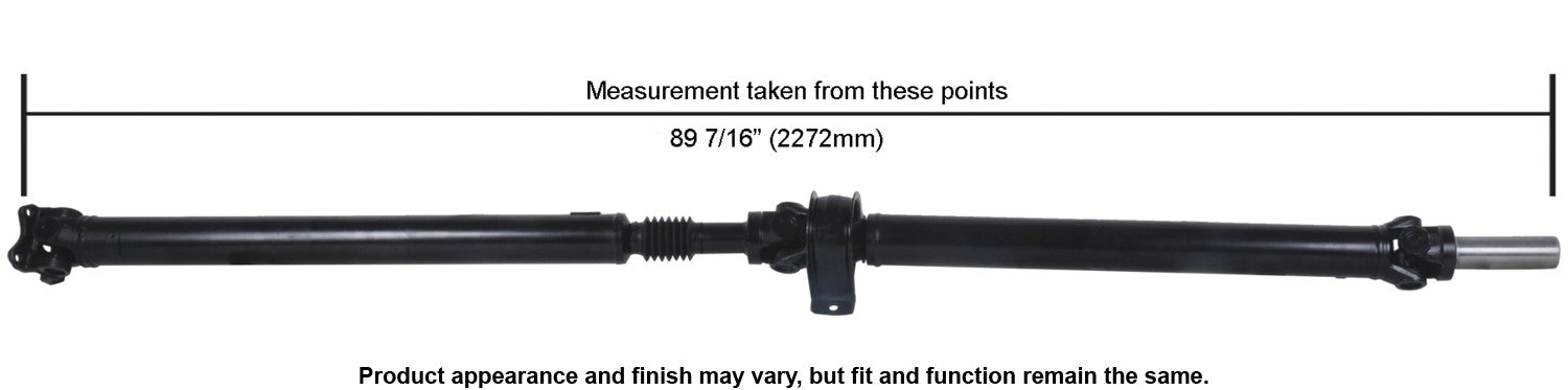 Cardone Reman Remanufactured Driveshaft / Prop Shaft  top view frsport 65-2022