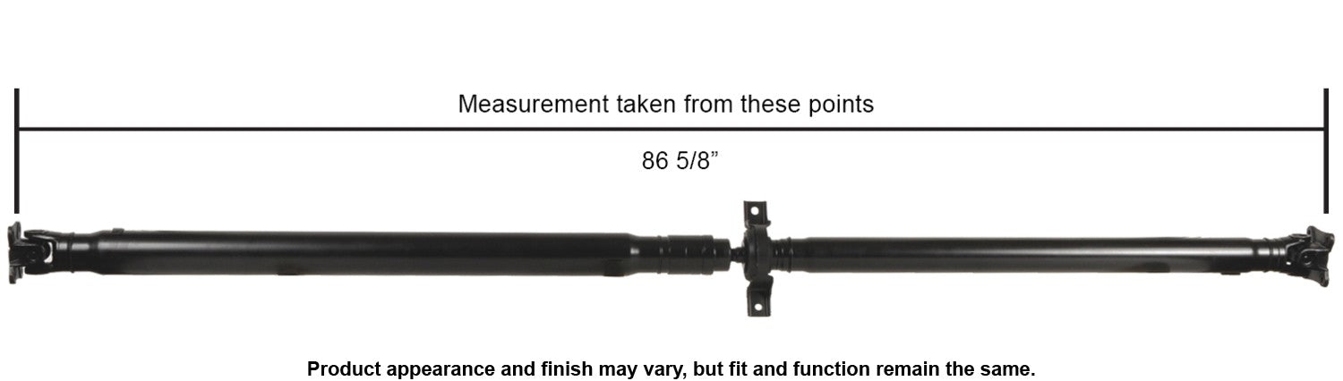 Cardone Reman Remanufactured Driveshaft / Prop Shaft  top view frsport 65-4013