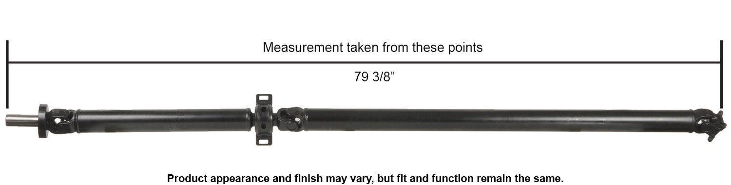 Cardone Reman Remanufactured Driveshaft / Prop Shaft  top view frsport 65-5013