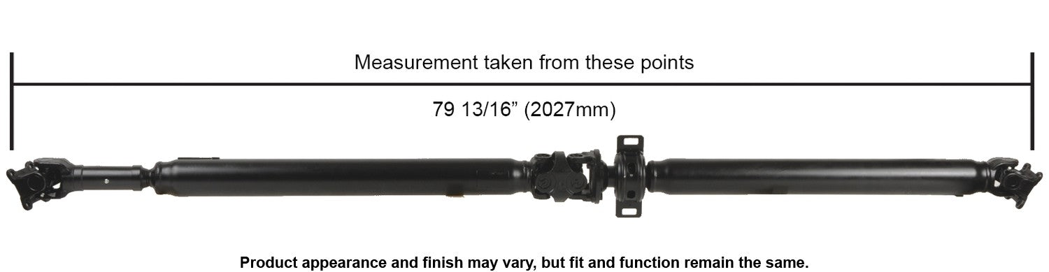 Cardone Reman Remanufactured Driveshaft / Prop Shaft  top view frsport 65-5025