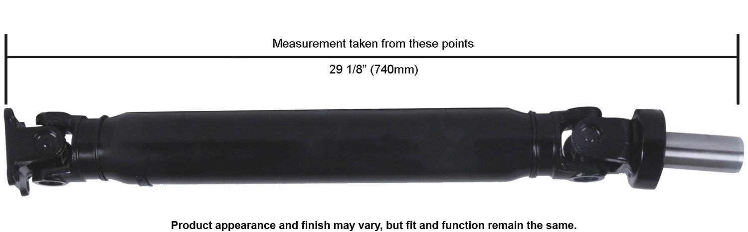 Cardone Reman Remanufactured Driveshaft / Prop Shaft  top view frsport 65-5035