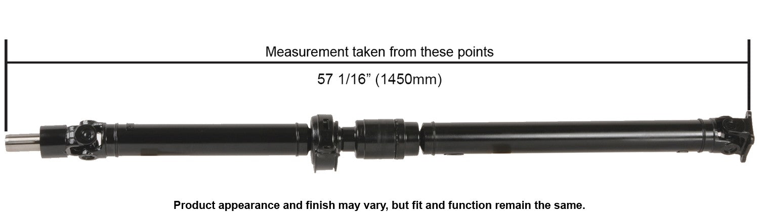 Cardone Reman Remanufactured Driveshaft / Prop Shaft  top view frsport 65-7013