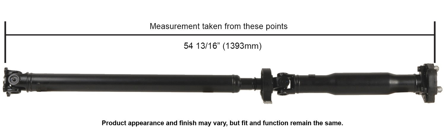 Cardone Reman Remanufactured Driveshaft / Prop Shaft  top view frsport 65-7048