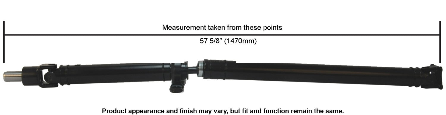 Cardone Reman Remanufactured Driveshaft / Prop Shaft  top view frsport 65-7075