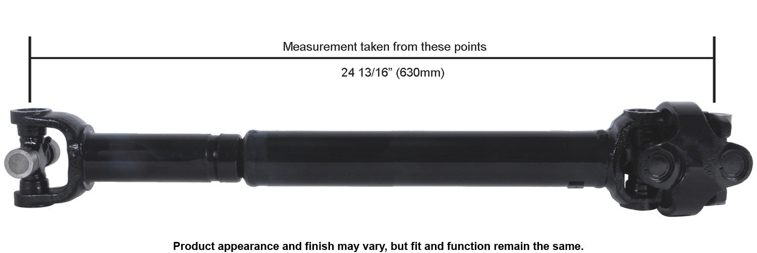 Cardone Reman Remanufactured Driveshaft / Prop Shaft  top view frsport 65-9334