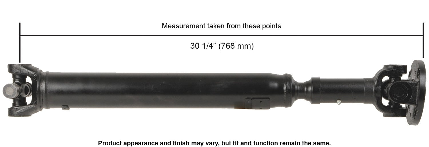 Cardone Reman Remanufactured Driveshaft / Prop Shaft  top view frsport 65-9346