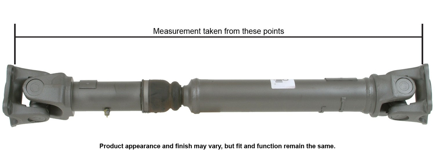 Cardone Reman Remanufactured Driveshaft / Prop Shaft  top view frsport 65-9480