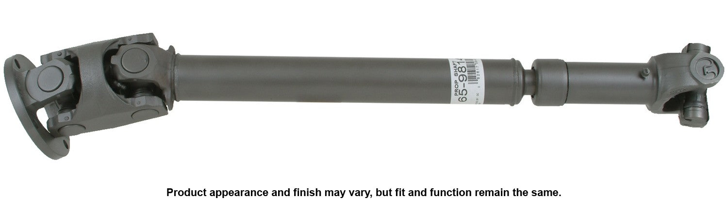 cardone reman remanufactured driveshaft / prop shaft  frsport 65-9814