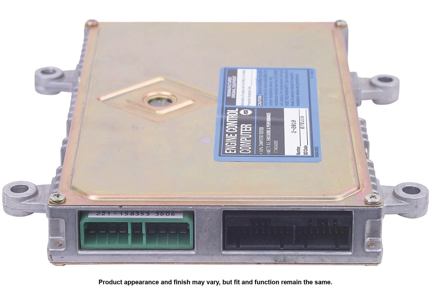 Cardone Reman Remanufactured Engine Control Computer  top view frsport 72-2010