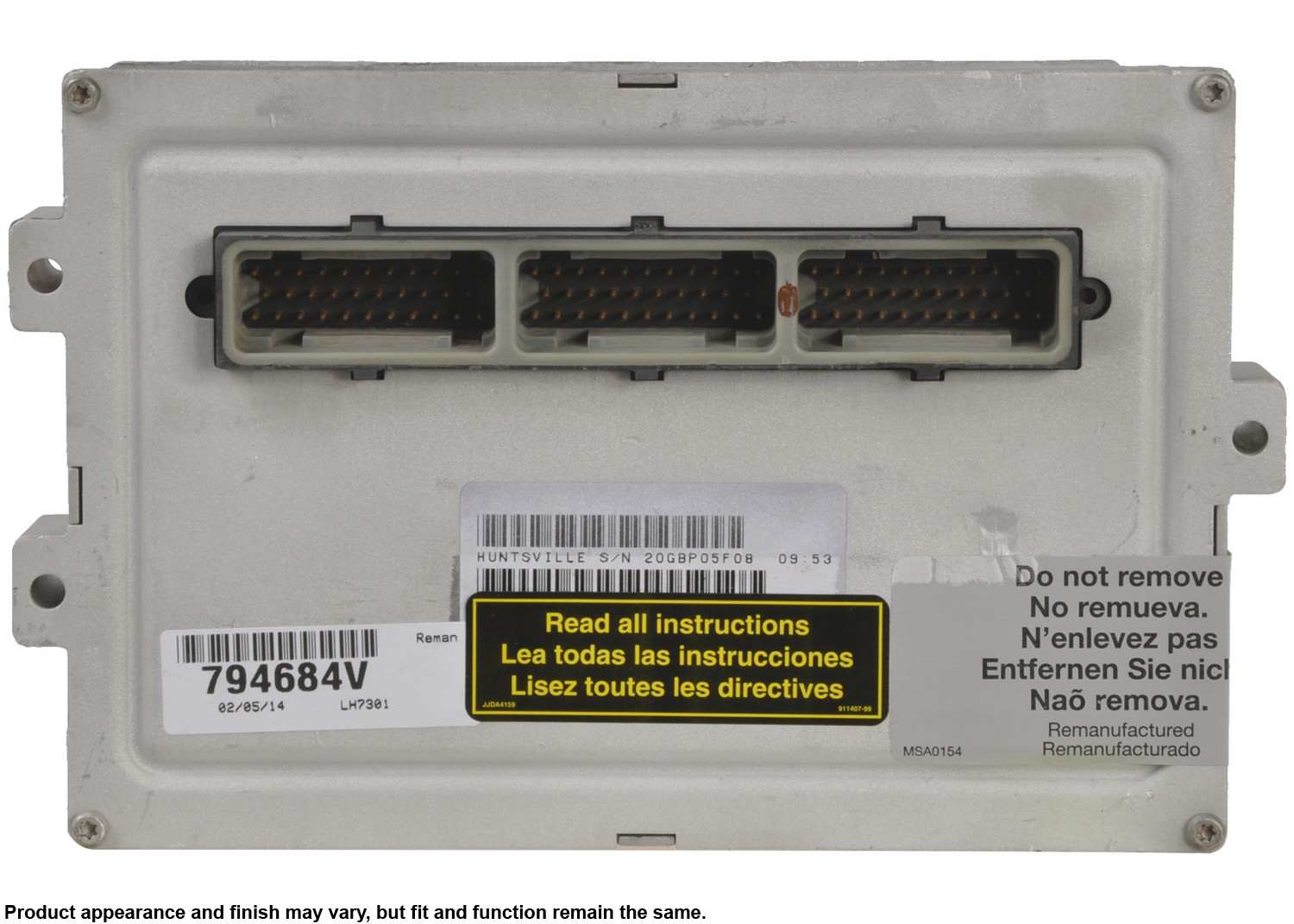 Cardone Reman Remanufactured Engine Control Computer  top view frsport 79-0330V