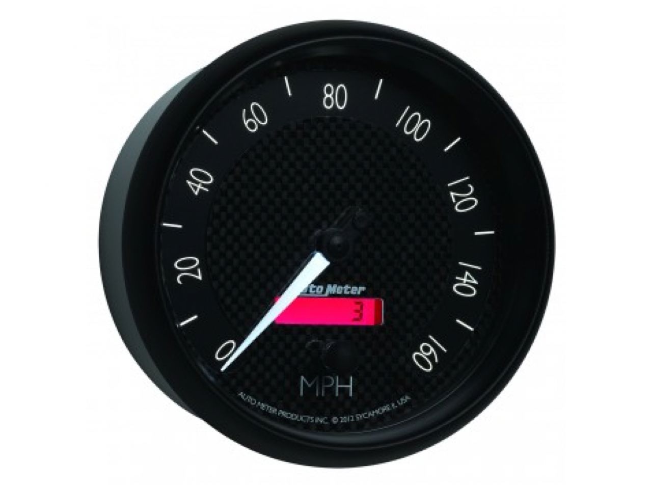 Autometer GT Series; Speedometer; Electric, Air-Core Movemen