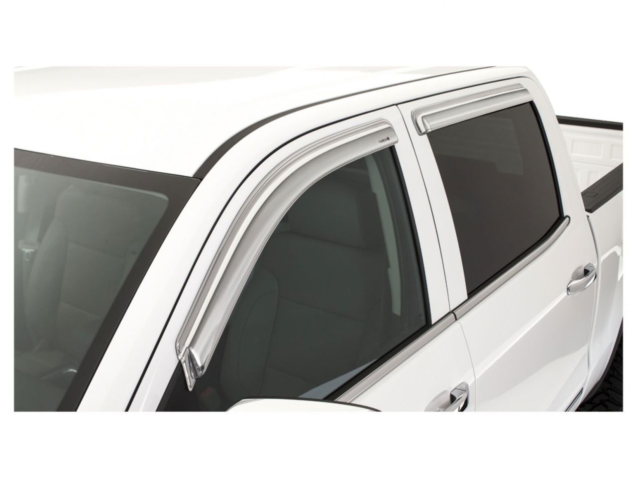 Stampede Tape-Onz Sidewind Deflector, Chrome, 4 pc. for 2014-2018 Chevrolet