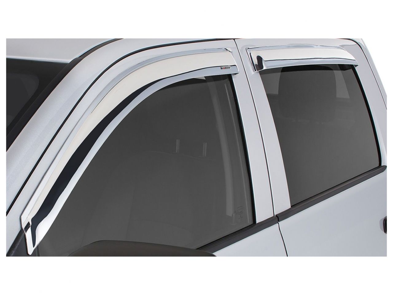 Stampede Tape-Onz Sidewind Deflector, Chrome, 4 pc. for 2014-2018 Chevrolet