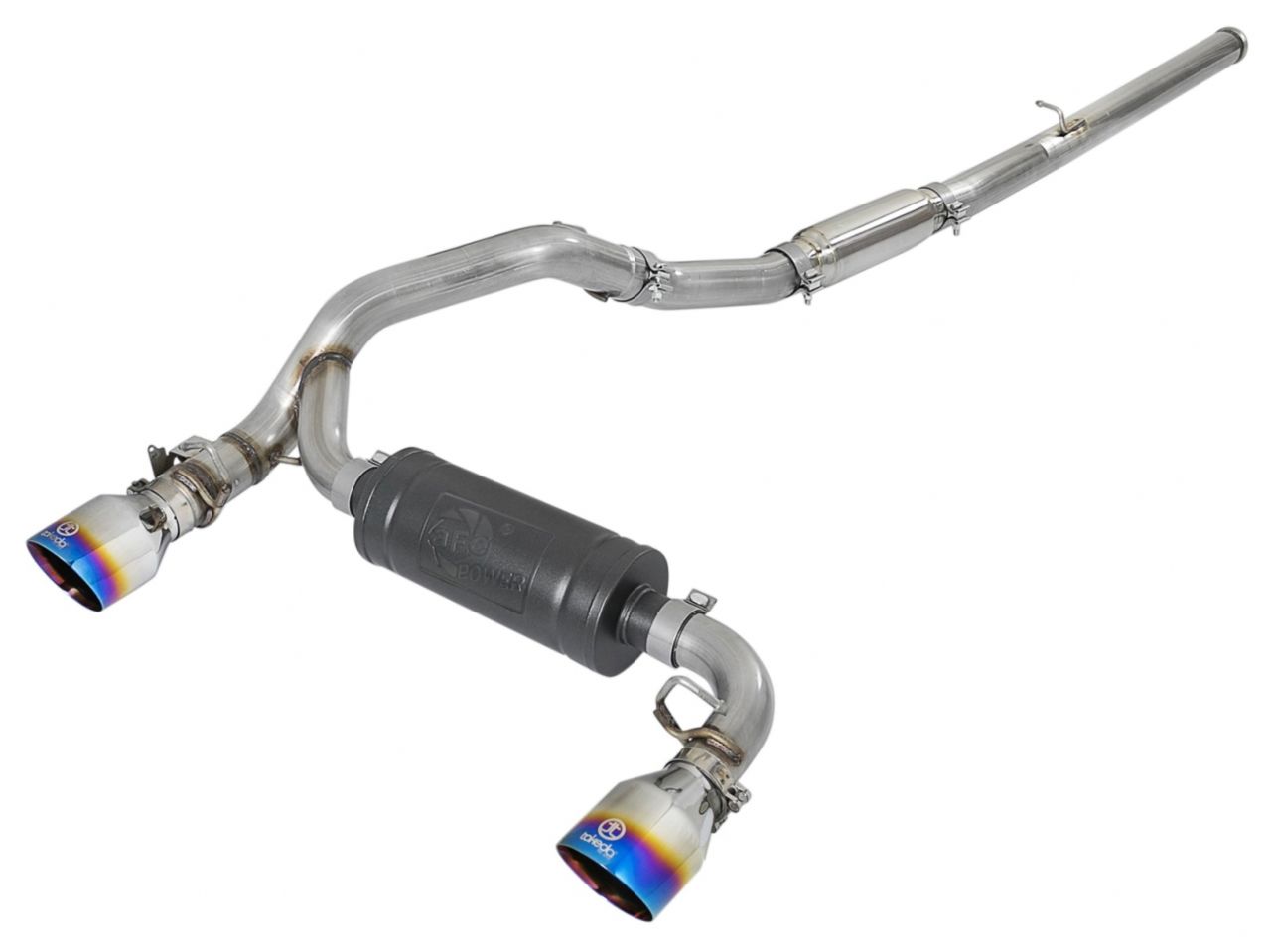 aFe Takeda 3in 304 SS Cat-Back Exhaust System w/ Blue Flame Tip 16-18