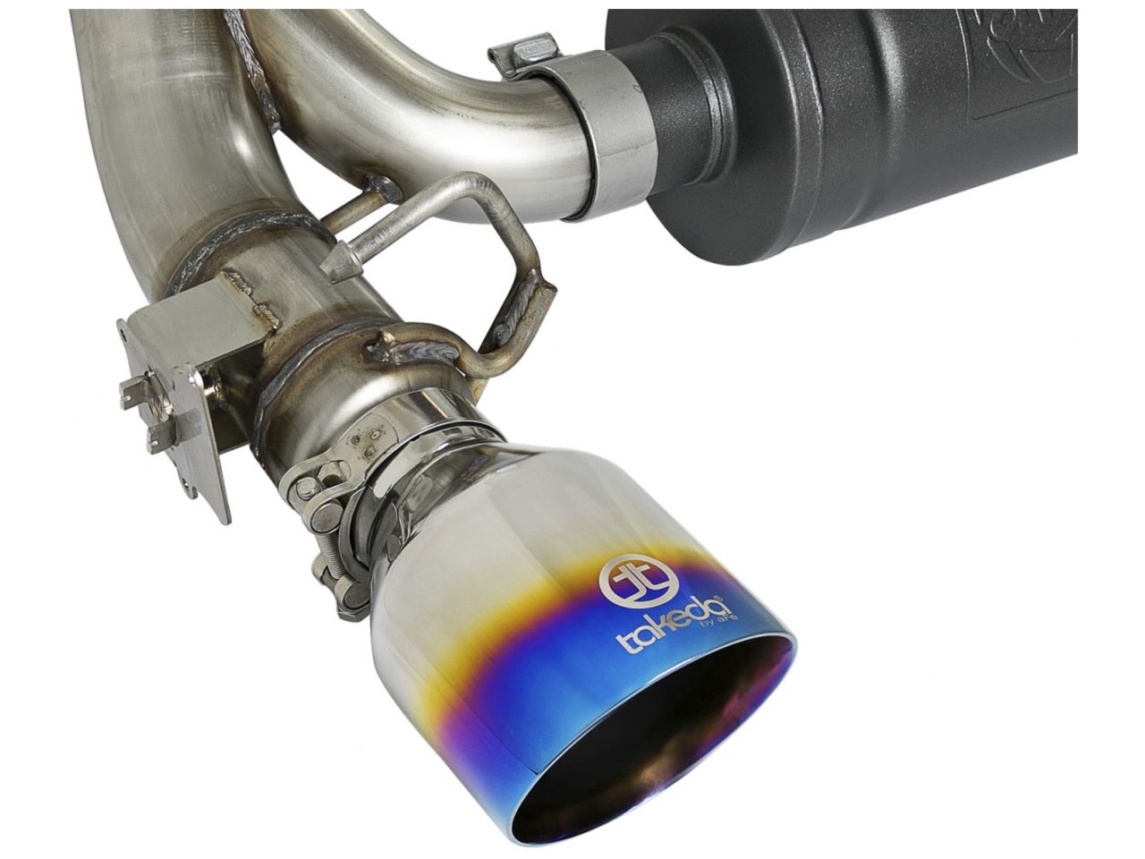 aFe Takeda 3in 304 SS Cat-Back Exhaust System w/ Blue Flame Tip 16-18