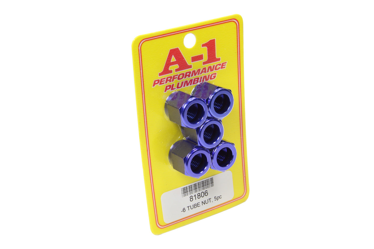 A-1 Products #6 AN Aluminum Tube Nut 5pk AAA81806