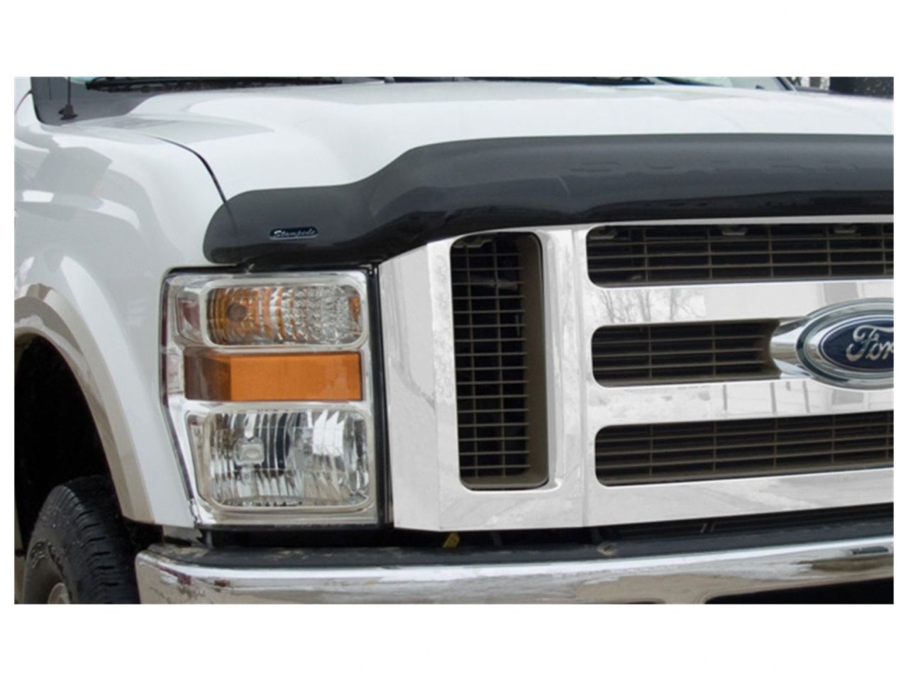 Stampede Vigilante Premium Hood Protector, Smoke, for 2008-2010 Ford F-250/ F-3