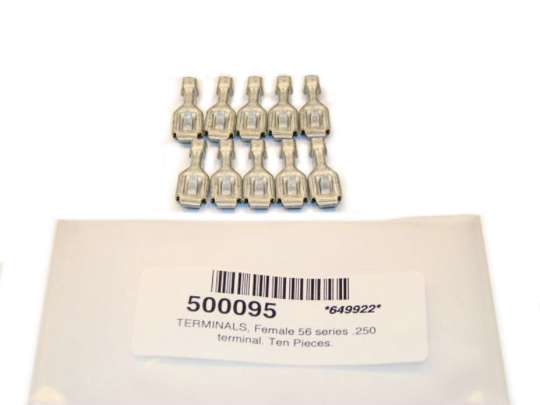 American Autowire Female 56 Series .250 Terminals 10 Pcs. AAW500095