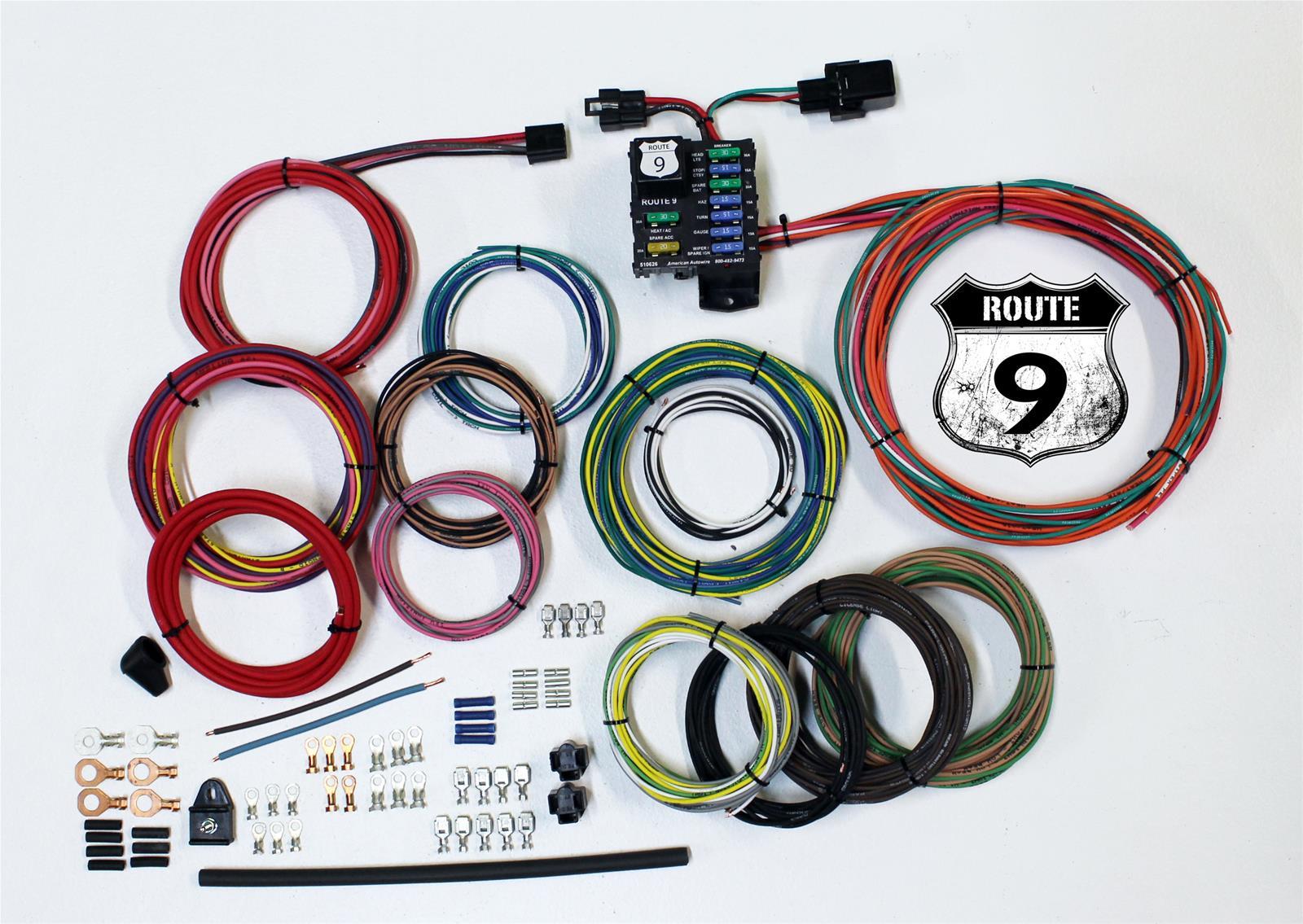 American Autowire Route 9 Universal Wiring Kit AAW510625