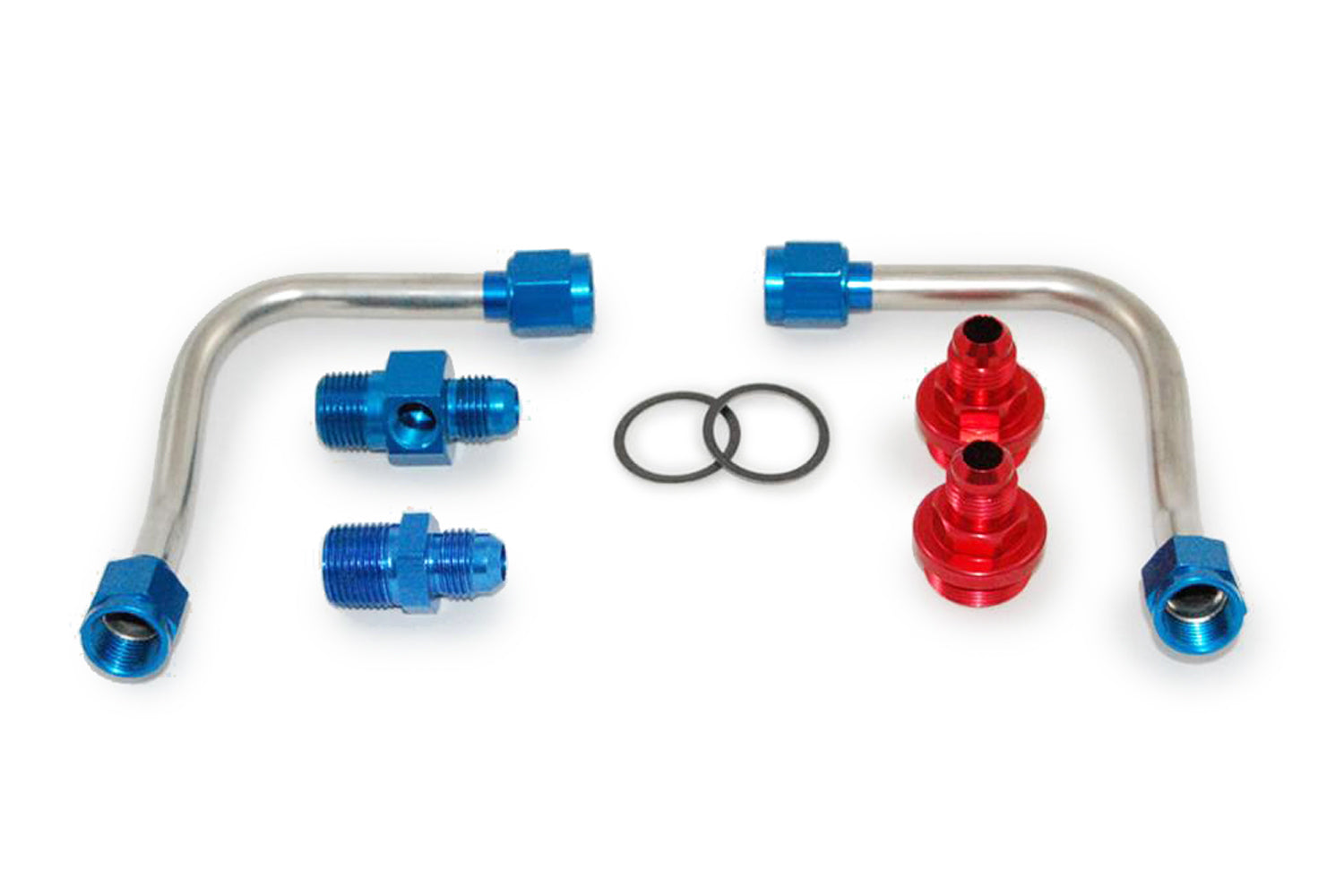 Advanced Engine Design S/S Fuel Line Kit - 4150 w/Holley Regulator AED60941