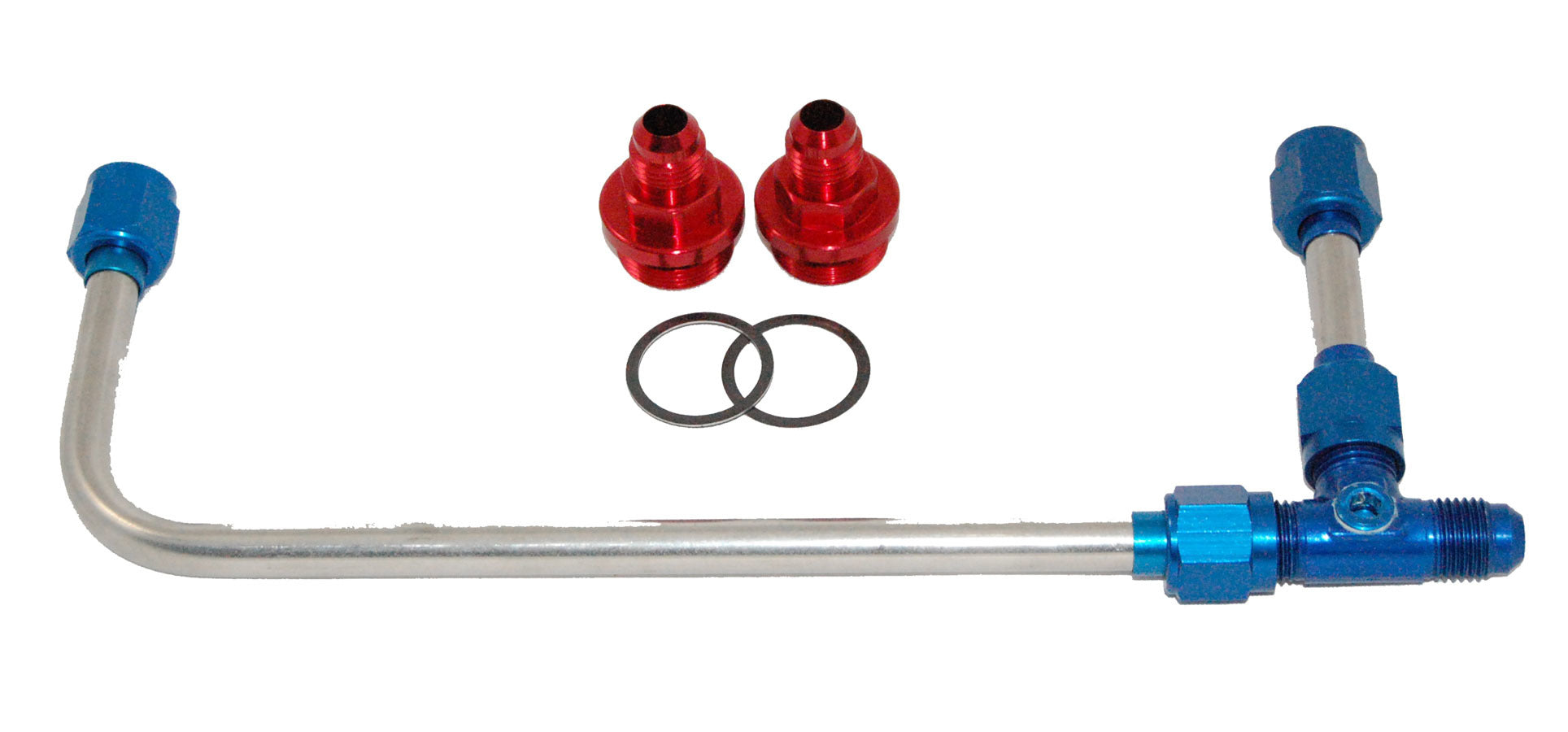 Advanced Engine Design Polished S/S 4160 Carb. Fuel Line Kit AED60946