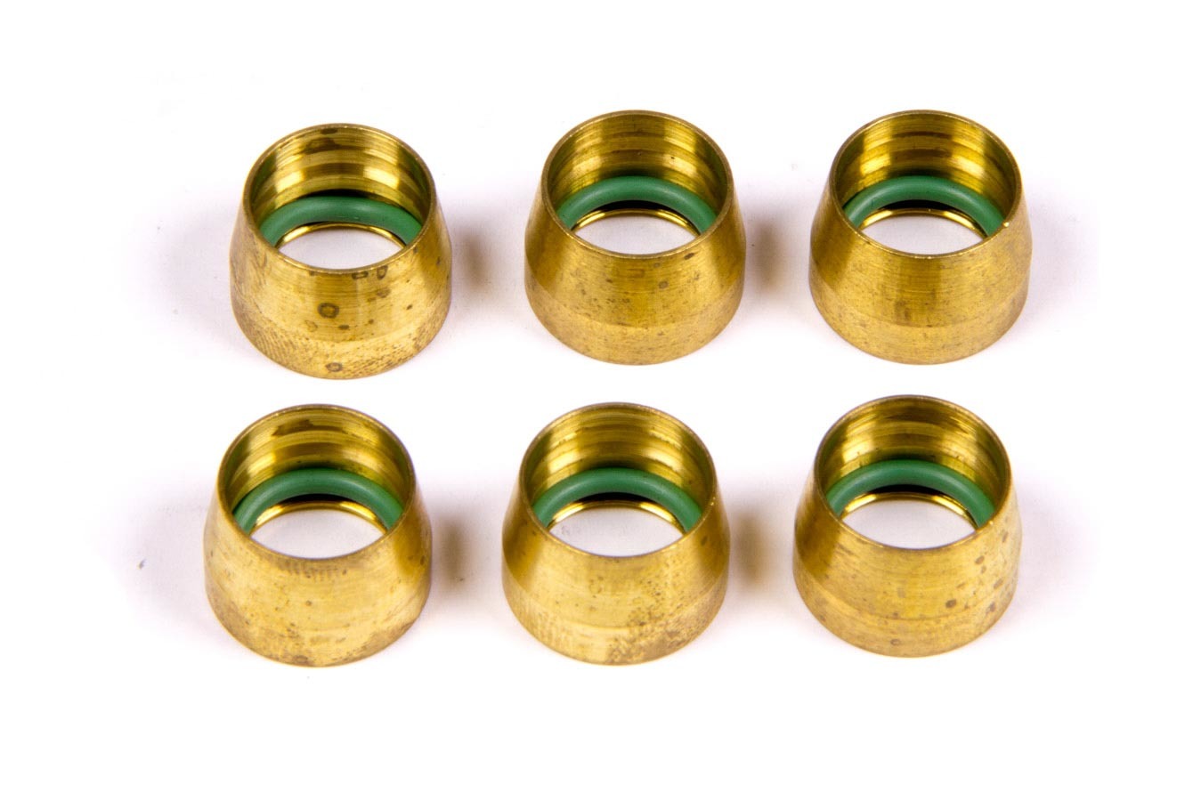 Aeroquip -8 Replacement A/C Brass Sleeves (6pk) AERFCM2431