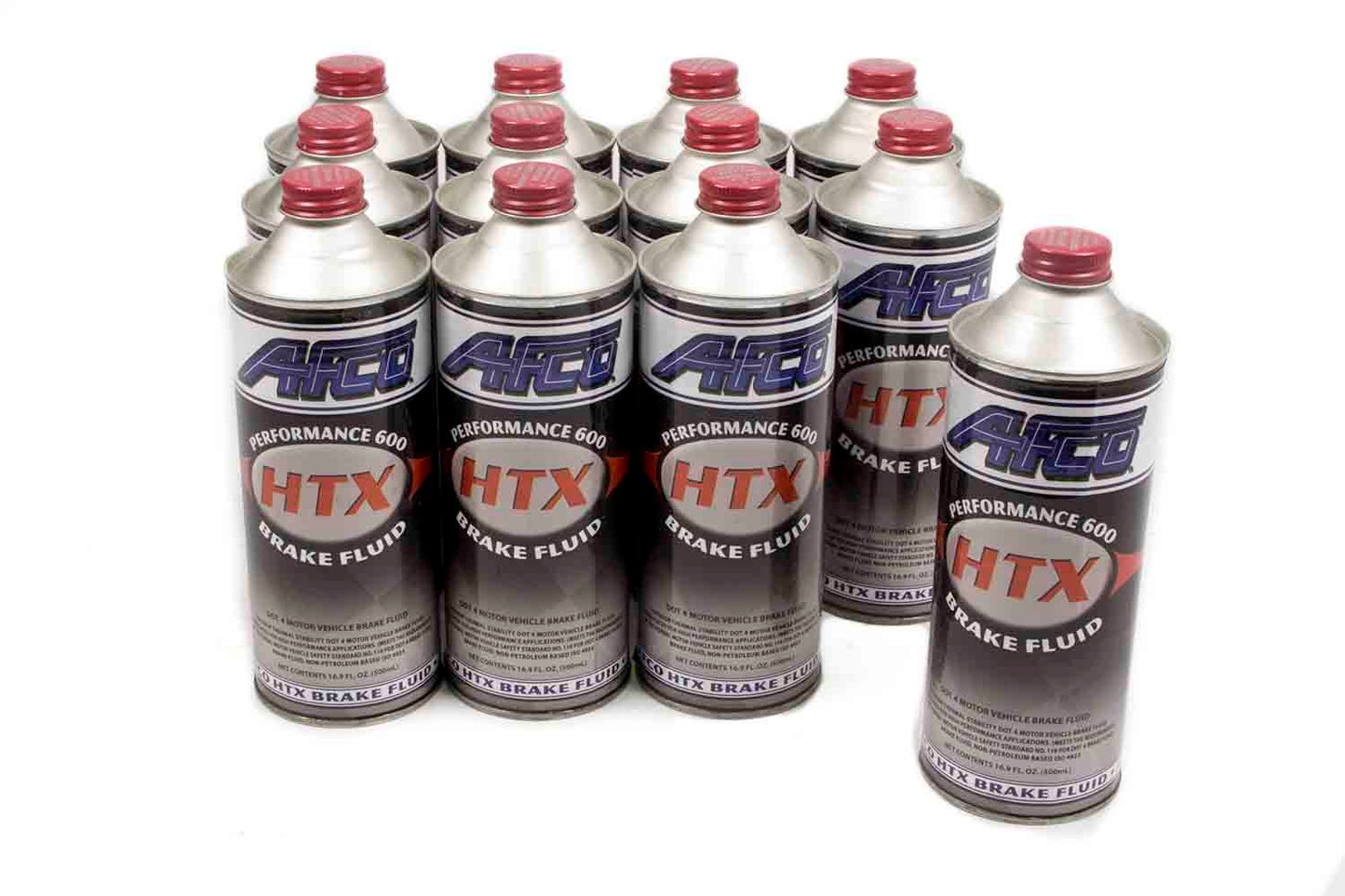 AFCO Racing Products Brake Fluid HTX 16.9oz (12) AFC6691904
