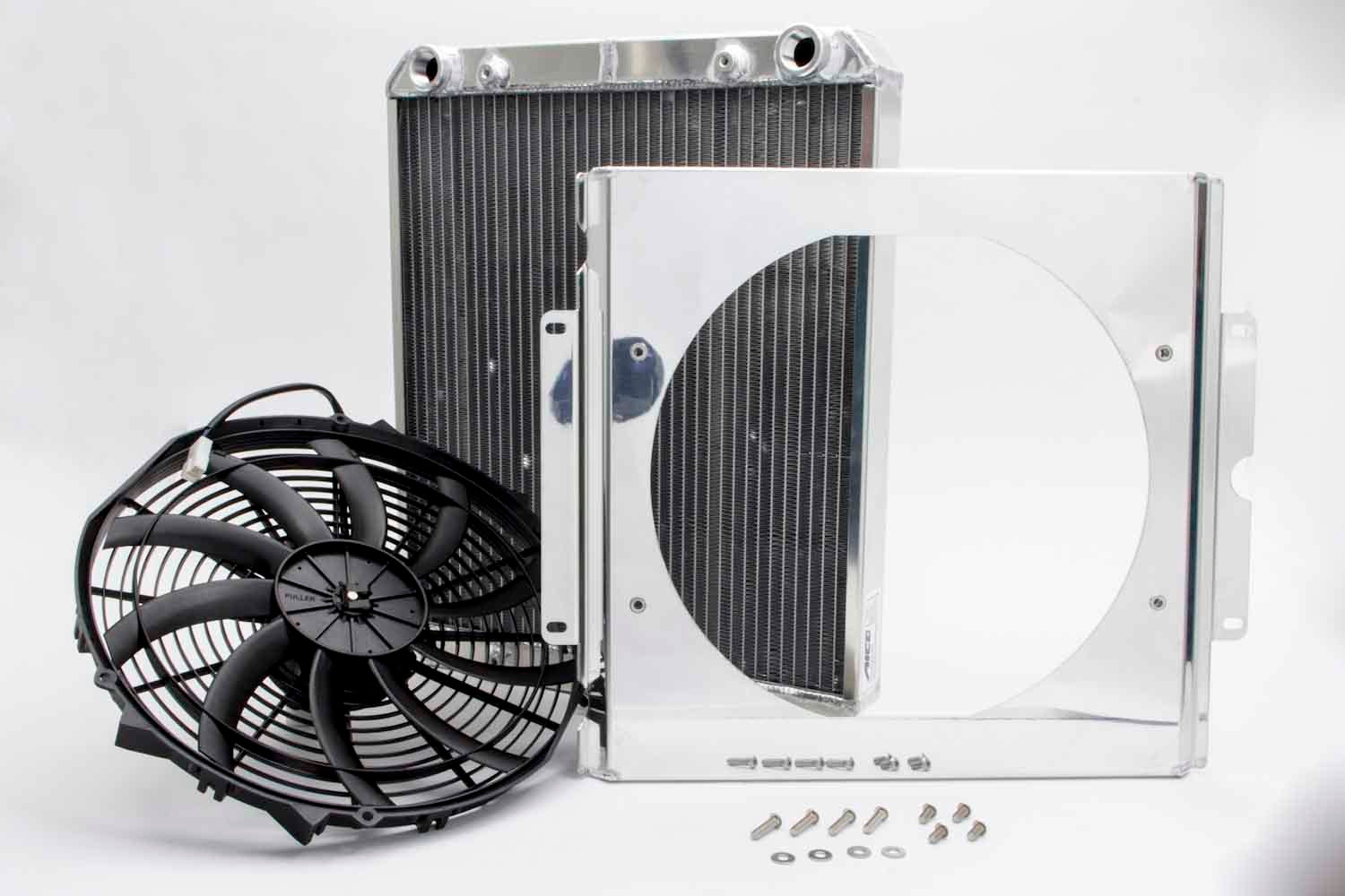 AFCO Racing Products Dragster Radiator w/ Fan and Shroud AFC80108N