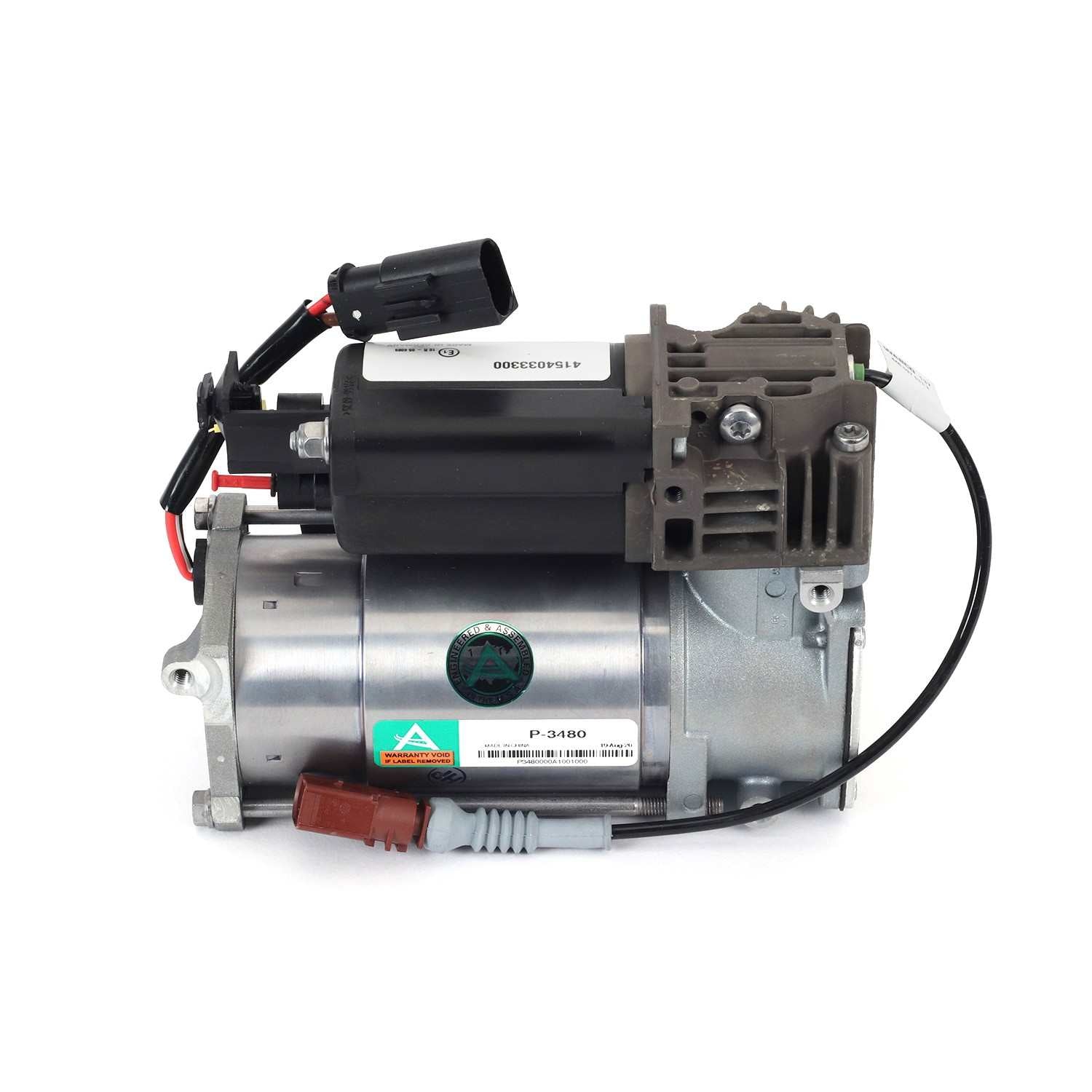 Arnott Industries Air Suspension Compressor  top view frsport P-3480