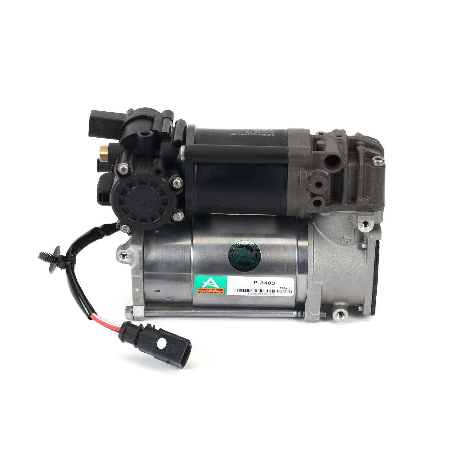 Arnott Industries Air Suspension Compressor  top view frsport P-3483