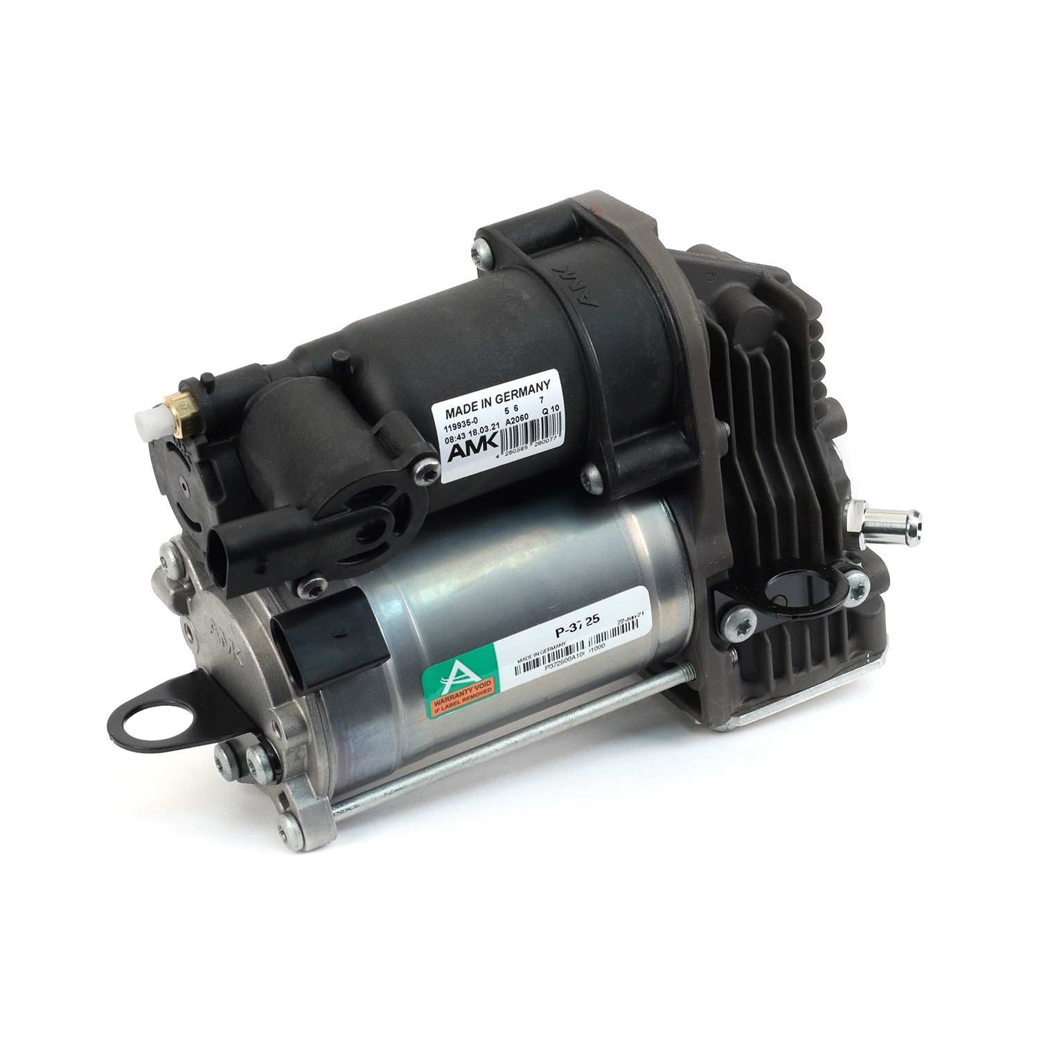 Arnott Industries Air Suspension Compressor  top view frsport P-3725