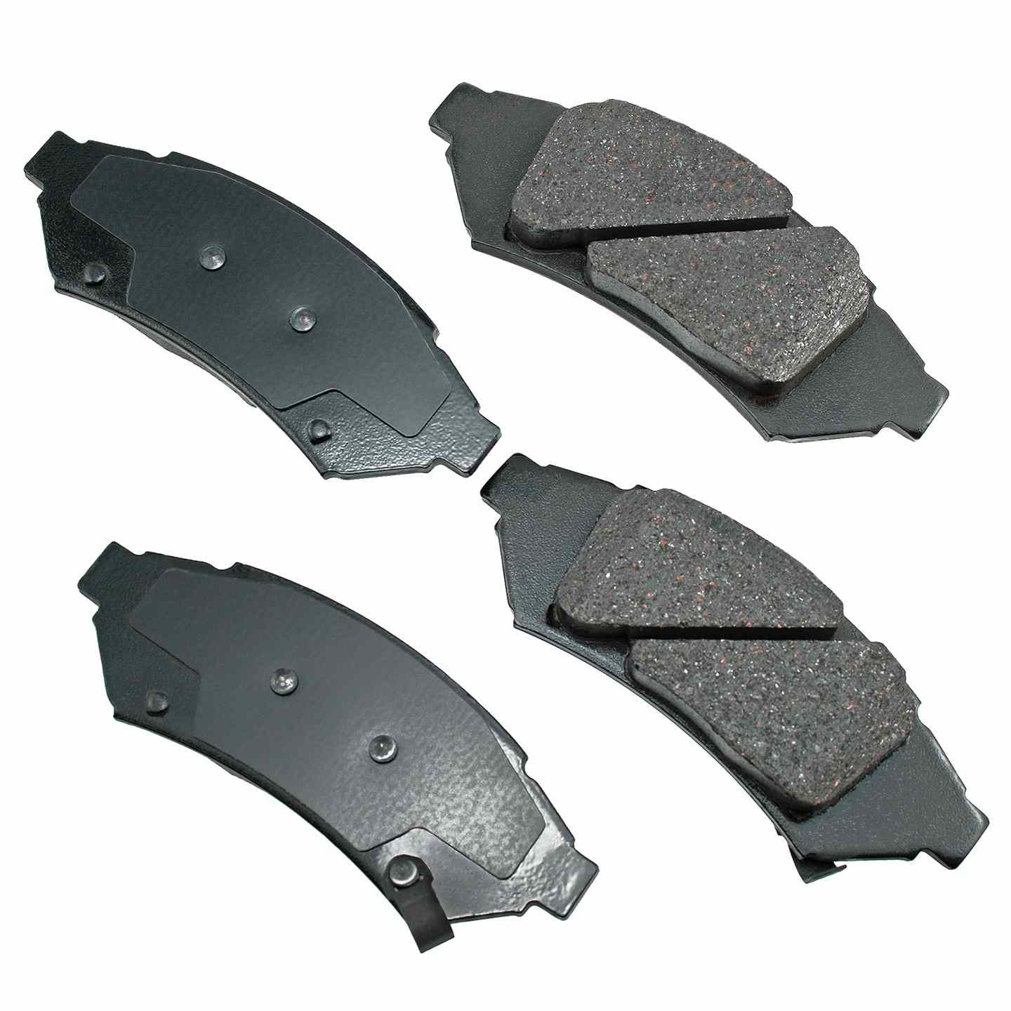 Akebono ProACT Disc Brake Pad Set  top view frsport ACT1000