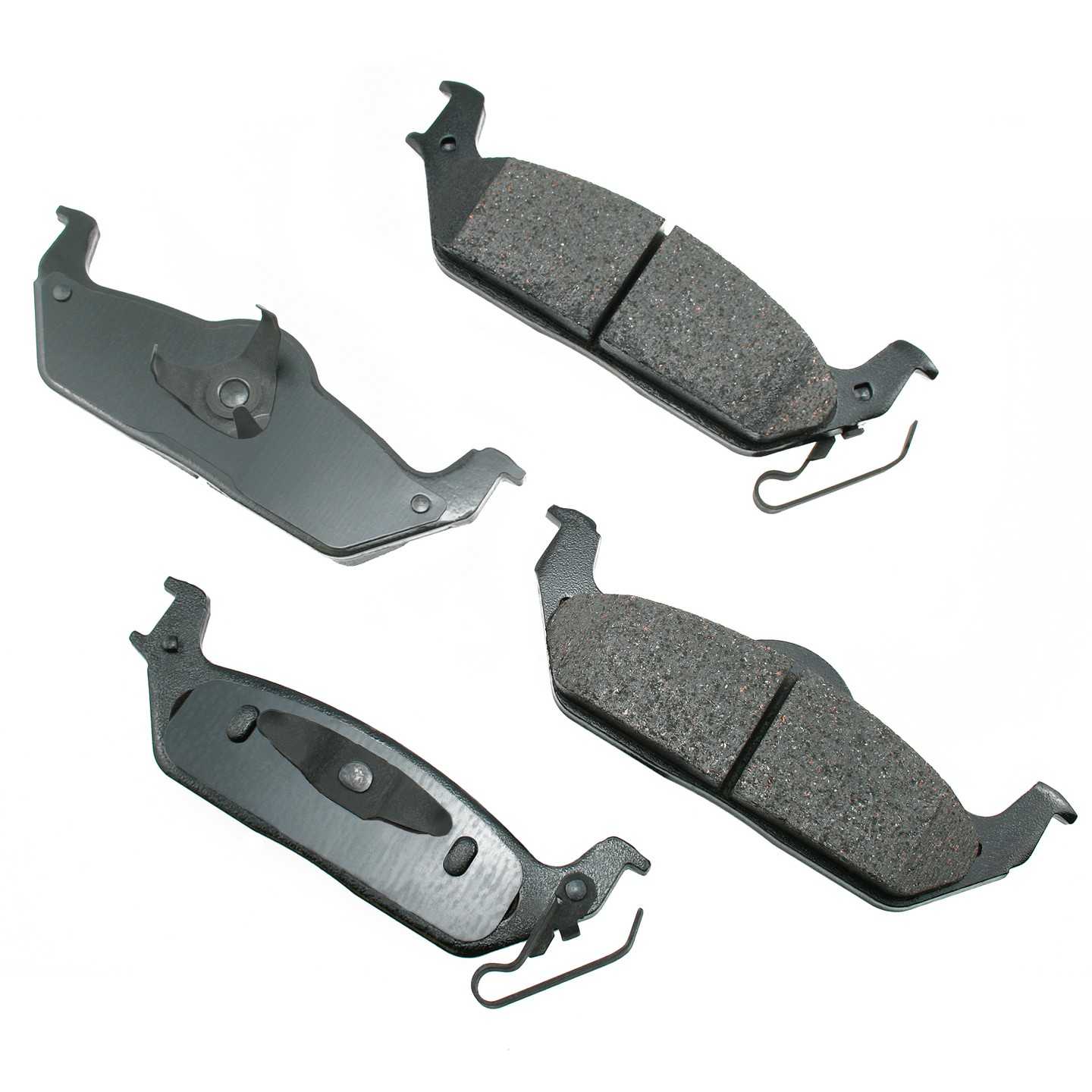 Akebono ProACT Disc Brake Pad Set  top view frsport ACT1012