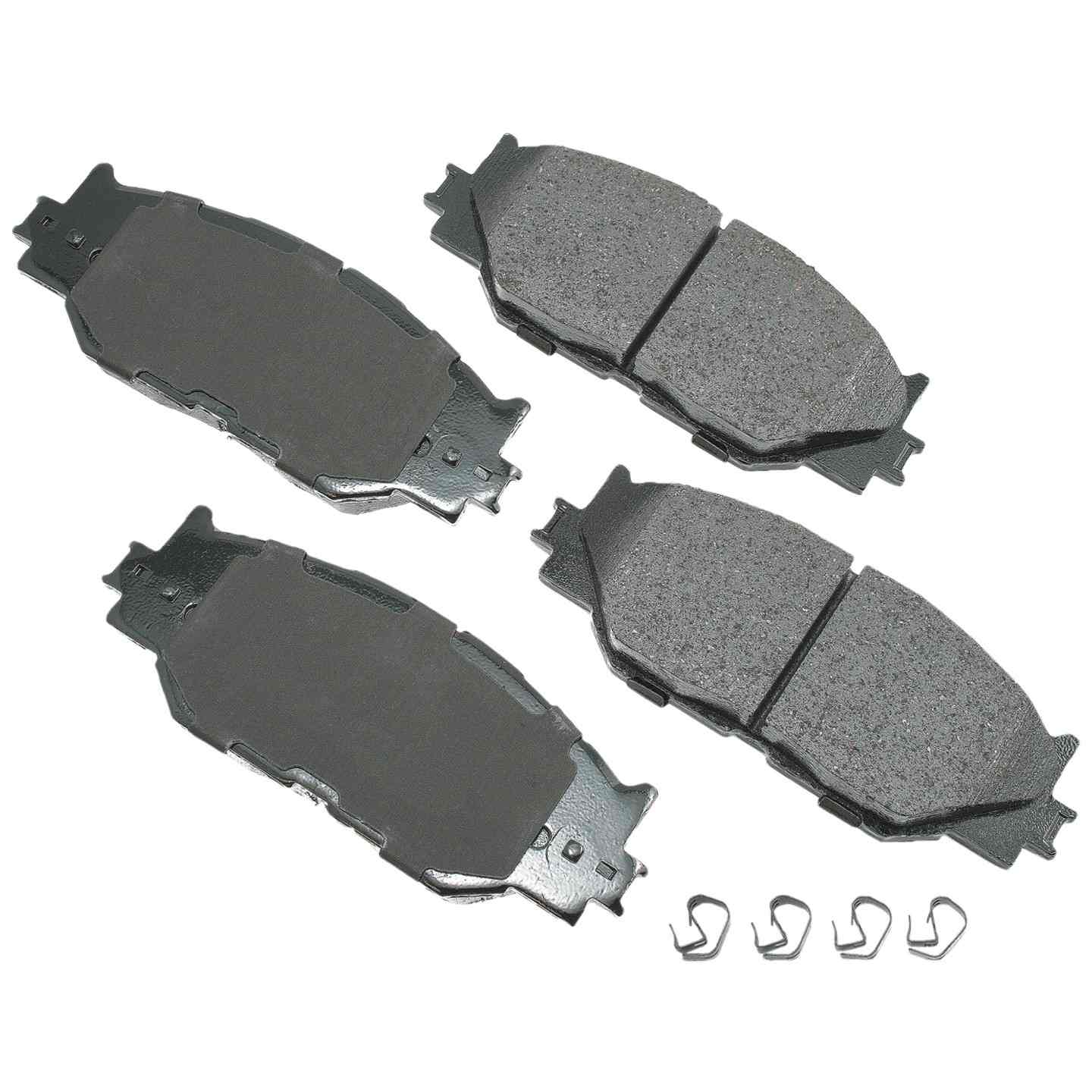 Akebono ProACT Disc Brake Pad Set  top view frsport ACT1178