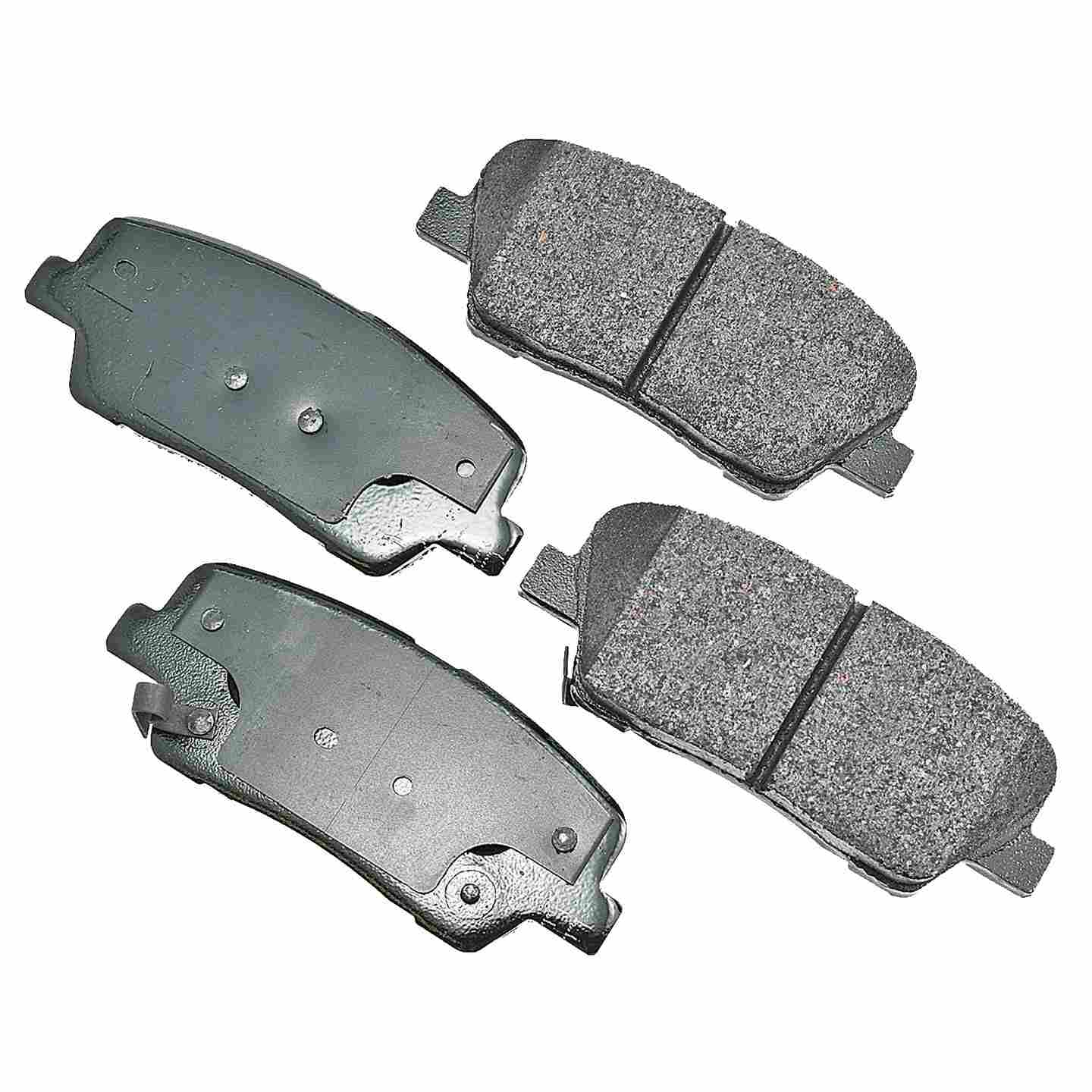 Akebono ProACT Disc Brake Pad Set  top view frsport ACT1284