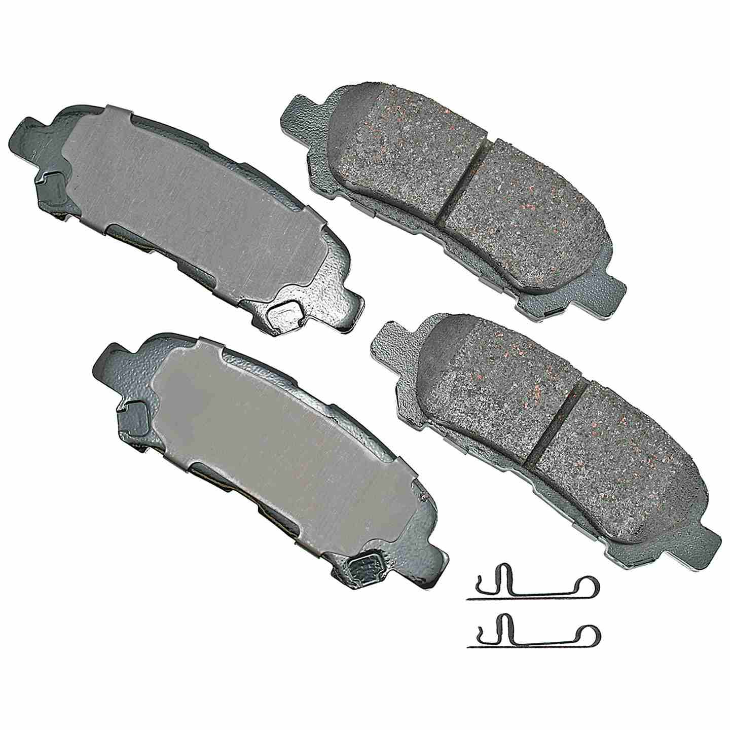 akebono proact disc brake pad set  frsport act1325